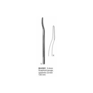 Scaphoid Gouge Upwards Curved 135 mm