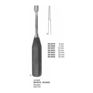 Lexer-Mini Gouge With Hartpress Handle 220 mm
