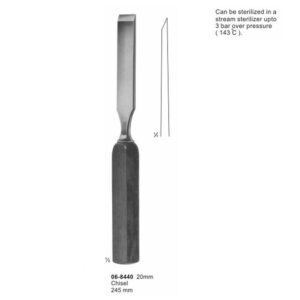 Surgical Chisel With Hartpress Handle 245 mm