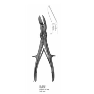 Liston Curved On Flat Bone Cutting Forceps 240 mm