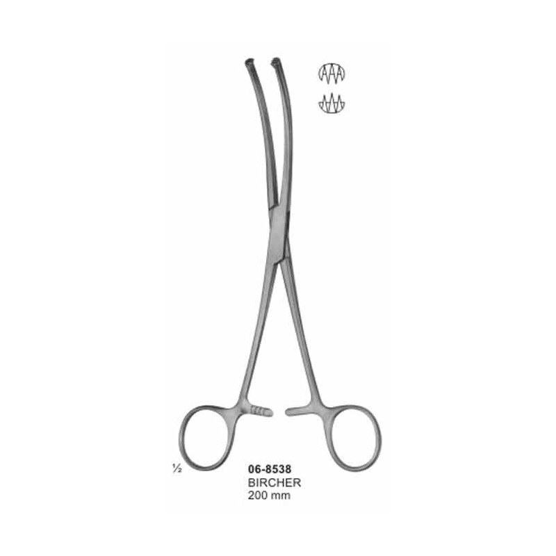 Bircher Meniscus And Cartilage Forceps Curved 200 mm