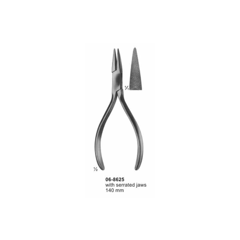 Wire Holding Forceps With Serrated Jaws 140 mm