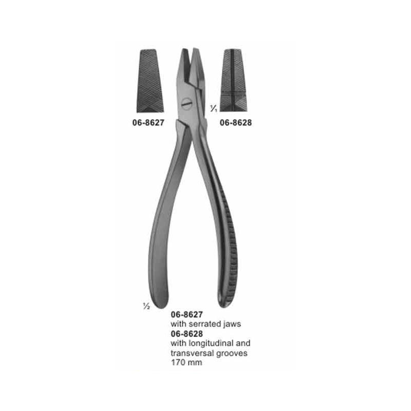 Wire Holding Forceps With Serrated Jaws 170 mm