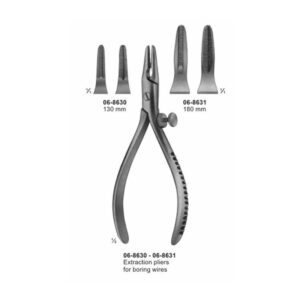 Extraction Pliers For Boring Wires Flat Nose Pliers 180 mm