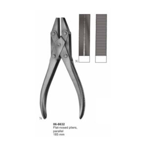Flat Nosed Pliers Parallel Wire Bending Pliers 185 mm