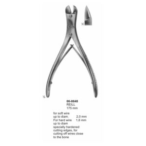Reill Wire Cutting Pliers Lateral Cutting Action 175 mm