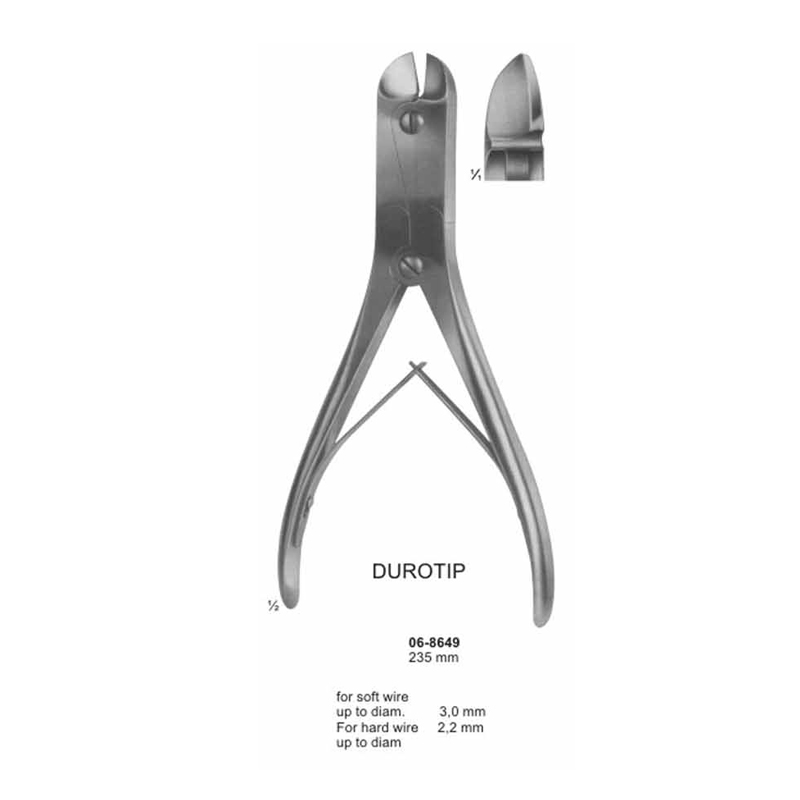 Wire Cutting Pliers Lateral Cutting Action Durotip 235 mm