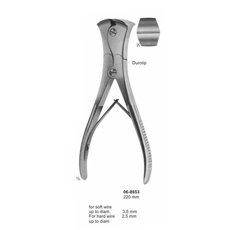 Wire Cutting Pliers Lateral And Front Cutting Action 220 mm