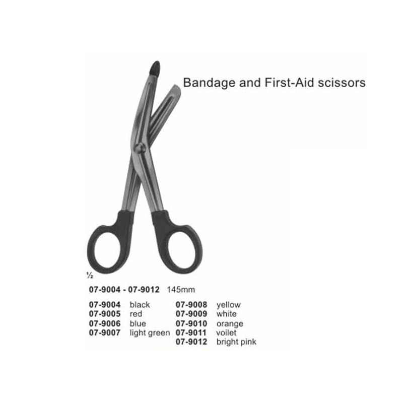 Bandage And First Aid Scissors Plaster Instruments 145 mm