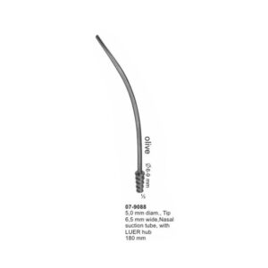 Nasal Suction Tube With Luer Hub Suction Instrument 180 mm