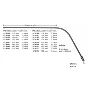 Olive Suction Tube With Luer Hub Suction Instruments