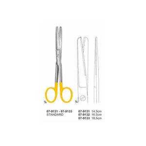 Standard Scissor With TC Insert Straight Blunt/Blunt