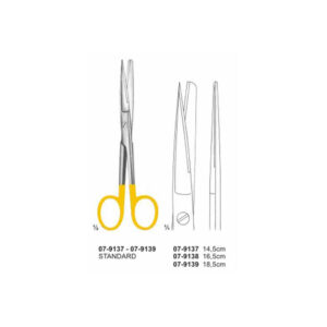 Standard Scissor With TC Insert Straight Sharp/Blunt