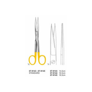 Standard Scissor With TC Insert Straight Sharp/Sharp