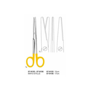 Mayo-Stille Scissor With TC Insert Straight Blunt/Blunt