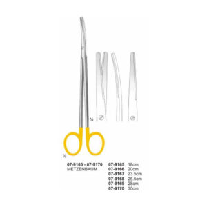 Metzenbaum Large Scissor With TC Insert Curved Blunt/Blunt