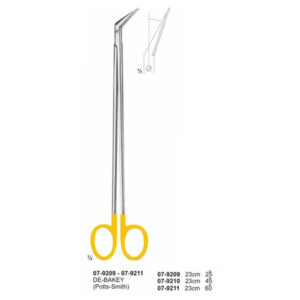 De-Bakey Scissors With TC Insert Angled Sharp/Sharp 23 cm