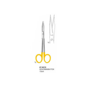 Goldmann Fox Scissors With TC Inserts Straight Sharp 13 cm