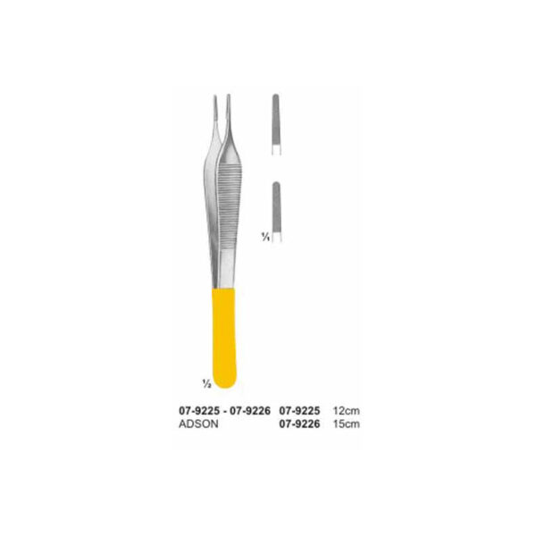 Adson Dissecting Forceps With TC Inserts