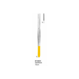 Semken Dissecting Forceps With TC Inserts 15 cm