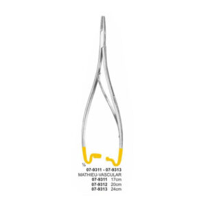 Mathieu-Vascular Needle Holders With TC Inserts