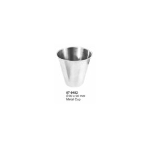 Metal Cup Surgical Instruments 90x90 mm Diameter