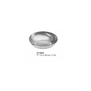 Round Bowls Surgical Instruments 100x28 mm Diameter
