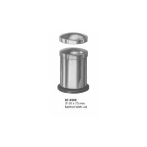 Methot With Lid Surgical Instrument 50x75 mm Diameter