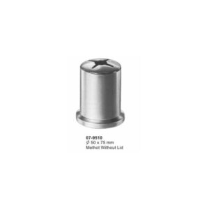 Methot Without Lid Surgical Instrument 50x75 mm Diameter