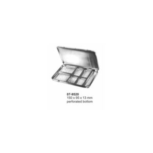 Needle Sterilizing Cases Perforated Bottom