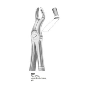 Fig 67 1/2L Upper Third Molars Left Dental Extracting Forceps