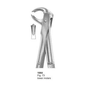 Fig 73 Lower Molars Dental Extraction Forceps