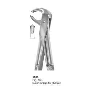 Fig 73B Lower Molar For Children Dental Extraction Forcep