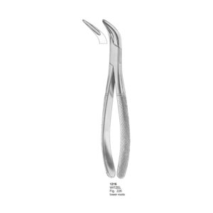 WITZEL Fig 226 Lower Roots Splinter Dental Forceps