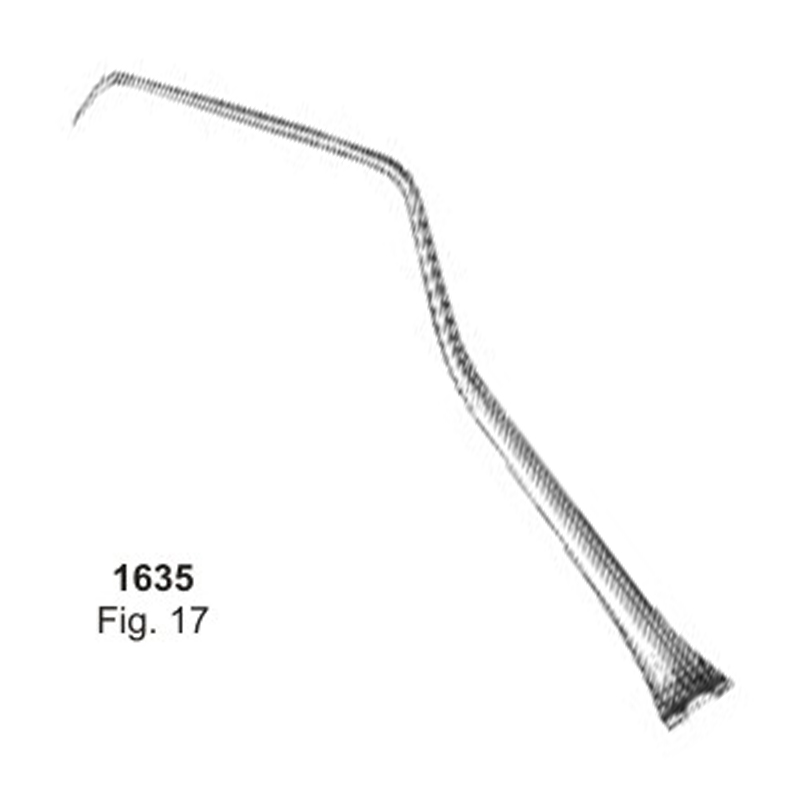 Dental Explorer Fig 17 Single Ended Octagonal Solid Handle