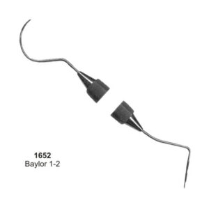 Periodontal Probe Baylor 1-2 Double Ended Tactile Tone