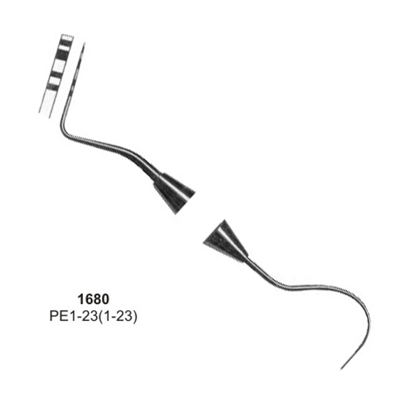 Periodontal Pocket Probe PE1-23 (1-23) Double Ended Tactile Tone